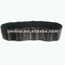 Women Patent Belt Black Elastic Belt For Women Girls Elastic Belts